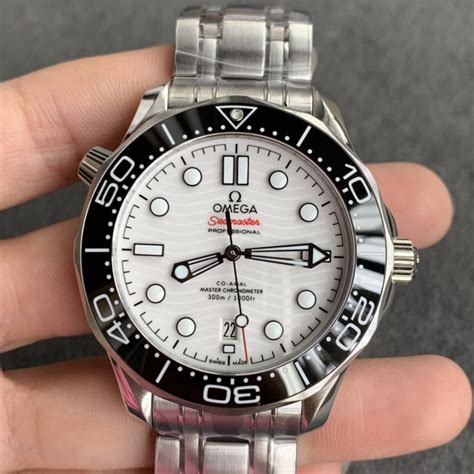 omega seamaster ceramic bezel with black dial replica watches|omega seamaster homage watch.